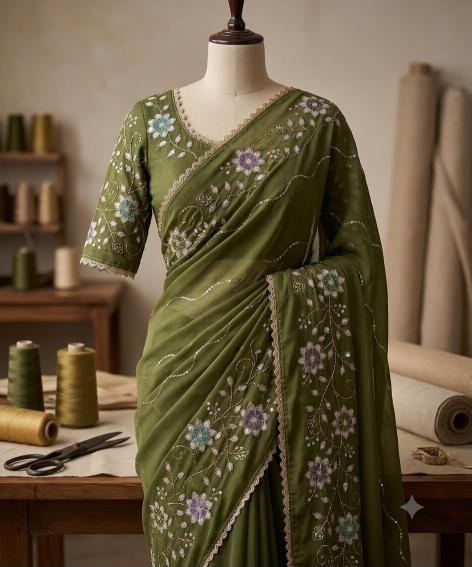 Svara vt~005 surat textile market saree price